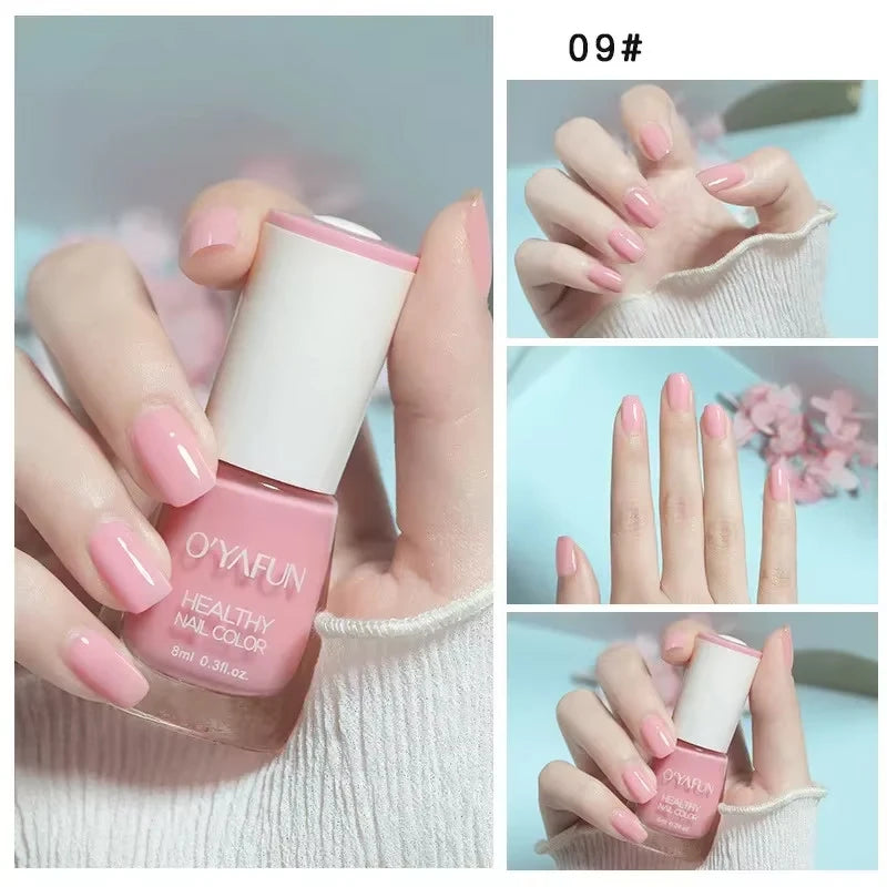 No-bake Nail Polish Nail Art Tearable Quick Dry Normal Without Lamp Nail Polish Glitter Sequins UV Varnish Nails Tools