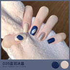 Water-based Nude Icy Women Children Nail Polish Twin Star Set No-bake Quick-drying Odorless Nail Polish Full Set Makeup