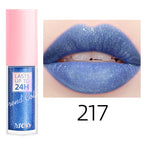 18 Colors Glitter 1pcs Lip Glaze Long Lasting Lip Gloss Waterproof Liquid Lipstick Makeup Lip Oil Lip Tint Moisturizing Lip Balm