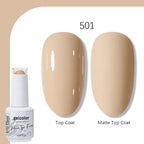 Arte Clavo Solid Color Gel Nail Polish 15ml Soak Off UV LED Gel Semi-Permanent Glitter Polish For Manicure Nail Art Salon Gel
