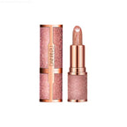 Diamond Temperature Color Changing Glitter Lipsticks Waterproof Longlasting Moisturizing Velvet Matte Lip Tint Sexy Lips Makeups