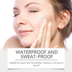 Color Changing Foundation Hyaluronic Acid Waterproof Oil Control High Coverage Makeup Base Magic Covering Foundation Liquid 30ml