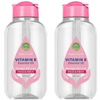 Vitamin E Essential Oil with Niacinamide & Ceramide - Face & Neck Massage Skin Care for Even Tone