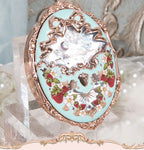 Flower Knows Strawberry Rococo Series Embossed Blush Fine Powder Makeup Smooth Long-Lasting Blusher Face Enhancing Makeup Color