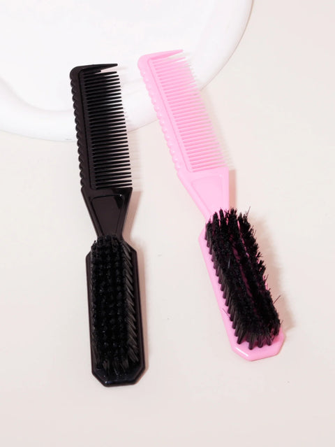 Multi functional fading brush, nylon bristles, men's hairstyle brush, tool scissors cleaning brush, beard brush