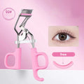 Rock Sweet Portable Eyelash Curler Stainless Steel Long Lasting Comfort Grip Eyelash Curler with Free Refill Pads