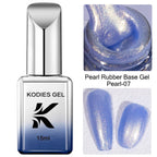 KODIES GEL Professional Nail Gel Polish Natural Camouflage Rubber Base Gel Color Pearl Semi Permanent UV/LED Hybrid Gel Varnish