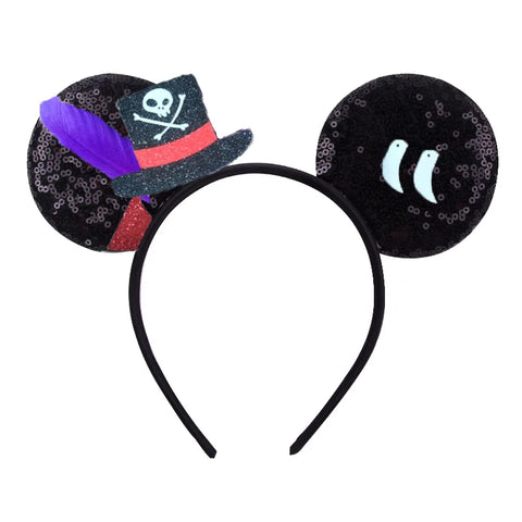 Boys Disney Mouse Ears Headbands Mickey Mouse Hairband With No Bow Party Festival Cosplay Christmas Birthdays Hair Accessories