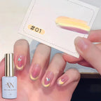 12ML 1-6PCS Popular Winter Internet Celebrity Hot-selling Northern Lights Cat Eye Magnet Gel Nail Polish Nail Art Nail Supplies