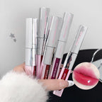 2 in 1 Matte Tear Off Lip Glaze Water Light Mirror Lip Stain Tattoo Peel-off Lip Gloss Waterproof Rose Lips Tint Lipstick Makeup