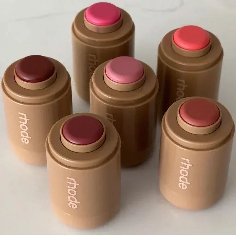 Brand Makeup Blusher Rouge Powder Pocket Blush Lipstick Cheek Hydrating Stick Natural Cream Lip Gloss Cheek Easy Apply Color