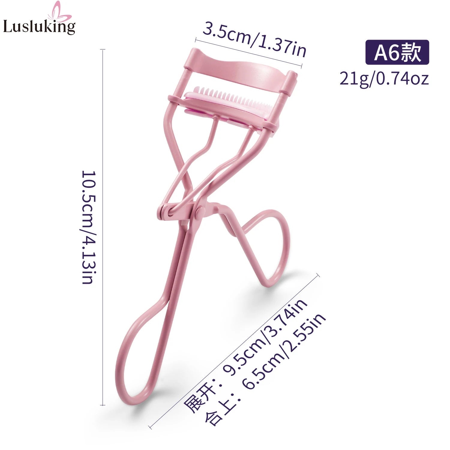 1pc Eyelash Curler With Soft Silicone Pad Women Eyelashes Curling Clip Long Lasting Lift Lashes Makeup Accessories Cosmetic Tool