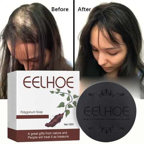 Polygonum multiflorum Thunb Super Soap Shampoo Cold Process Soap Shampoo Bar Pure Plant Shampoo Hair Treatment