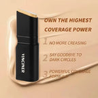 Stick Foundation Cream Long-Wear Waterproof Covers Moisturizing Full Coverage Concealer Face Contouring Stick For Base Makeup