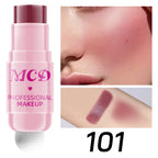 6Colors Makeup Blush Stick Lip Tinted Cooling Water Jelly Tint Jelly Blush Stick Bronzer Cheek and Nose Grooming  Matte Blush