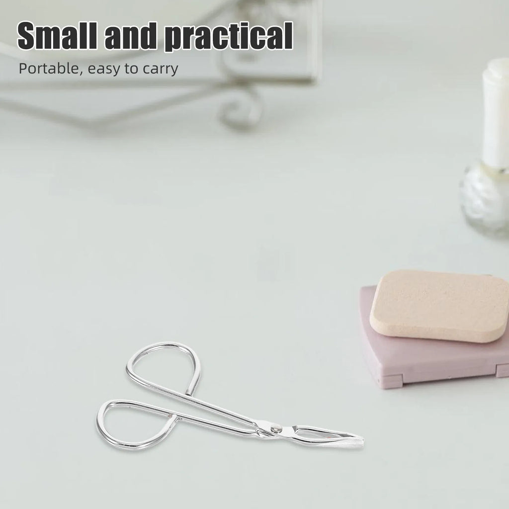 2Pcs Stainless Steel Eyebrow Tweezers Scissor Handle Slant Tip for Eyebrow Shaping Eyelash Curling Precision Grooming Beauty