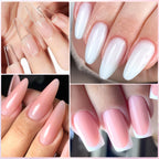 Mtssii 17PCS/Set 20ml Nail Extension Gel Set Builder UV Gel for Nails With 6W UV LED Lamp Nail Extension Tools Kit For Beginner