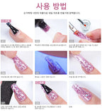 Poly Nail Gel Set 6W LED Lamp Full Manicure Set Vernis Semi Permanent Quick Extension Nail Kit Gel Set For Nails Tool Kit