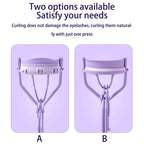 Professional Stainless Steel Eyelash Curler with Comb Tweezers Natural Curling Eyelash Clip Cosmetics Eye Makeup Beauty Tools