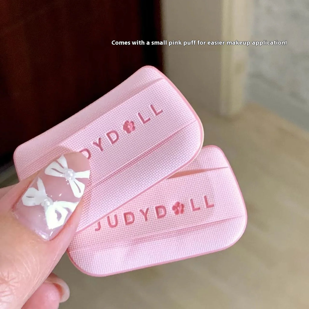Judydoll Cream Blush Highlighter Palette - Dewy Glow, Multi-Use Makeup Stick for Cheeks Eyes Lips, Blurring Volumizing Effect