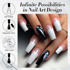 BORN PRETTY 10ml Gel Nail Polish Gel 130 Colors Semi Permanent Solid Nail Gel Varnish Soak Off UV Gel for Base Top Coat
