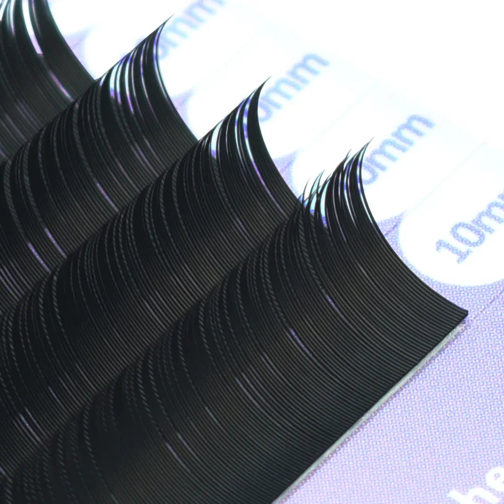 ANNAFRIS 16rows/Tray Matte Black C D DD Curl Individual Eyelash Extension Premium Faux Mink Classic Lash Natural Soft False Lash