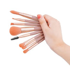New 8Pcs Makeup Brush Set Makeup Concealer Brush Blush Loose Powder Brush Eye Shadow Highlighter Foundation Brush Beauty Tools