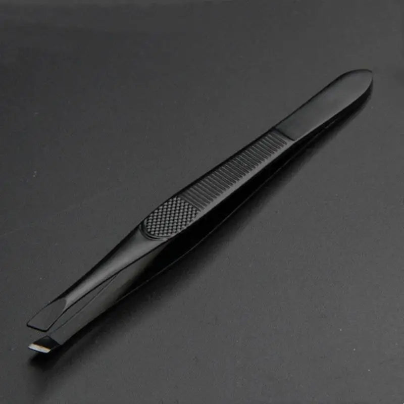 1PC Eyebrow Tweezer Stainless Steel Slant Tip Eyes Tweezer Clip For Face Hair Removal Make Up Tools Pince  Epiler