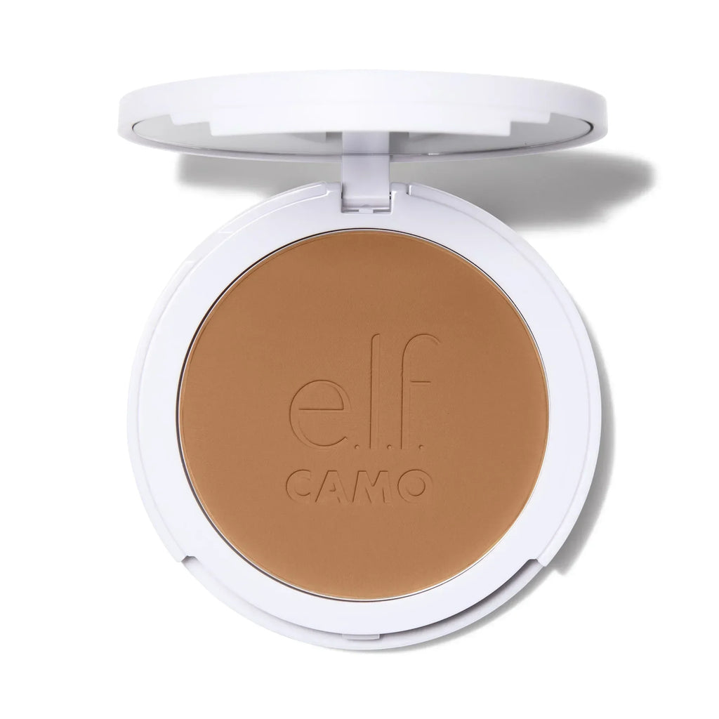 ELF Camo Powder Foundation Flawless Powder Matte Long-lasting Concealer Waterproof Brightening Pore-minimizing Makeup Cosmetics