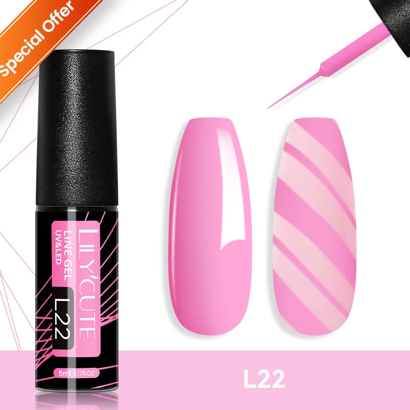 LILYCUTE Nude Crystal Rubber Base Gel Nail Polish Natural Color Semi Permanent UV Gel Soak Off Self Leveling Nail Gel Varnishes