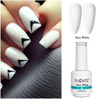 PUENTE 5ml Metallic Painting Liner Gel Polish Bright Mirror Effect Semi-Permanent UV Nail Varnish For Stunning French Nail Art