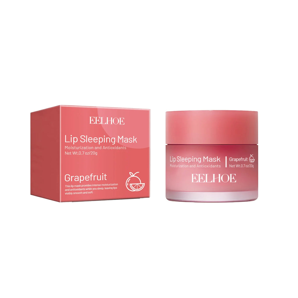 Overnight Lip Sleeping Mask, Hydrating Lip Treatment for Dry Chapped Lips, Exfoliating & Plumping Lip Care