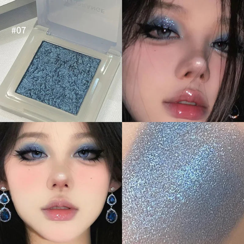 HERORANGE youth monochrome makeup eye shadow ins pearlescent fine flash natural delicate mashed potato eye shadow plate
