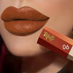 1pcs Waterproof Matte Velvet Lip Tint: Long-Lasting Nude Lip Glaze for a Sexy and Smooth Finish, Valentine's Day Gift