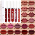 CmaaDu 1 Pcs Matte Lip Gloss Liquid Lipstick- Lip Stains with Long-Lasting Waterproof,  Adult Age Range, Red Tones Easy to Color