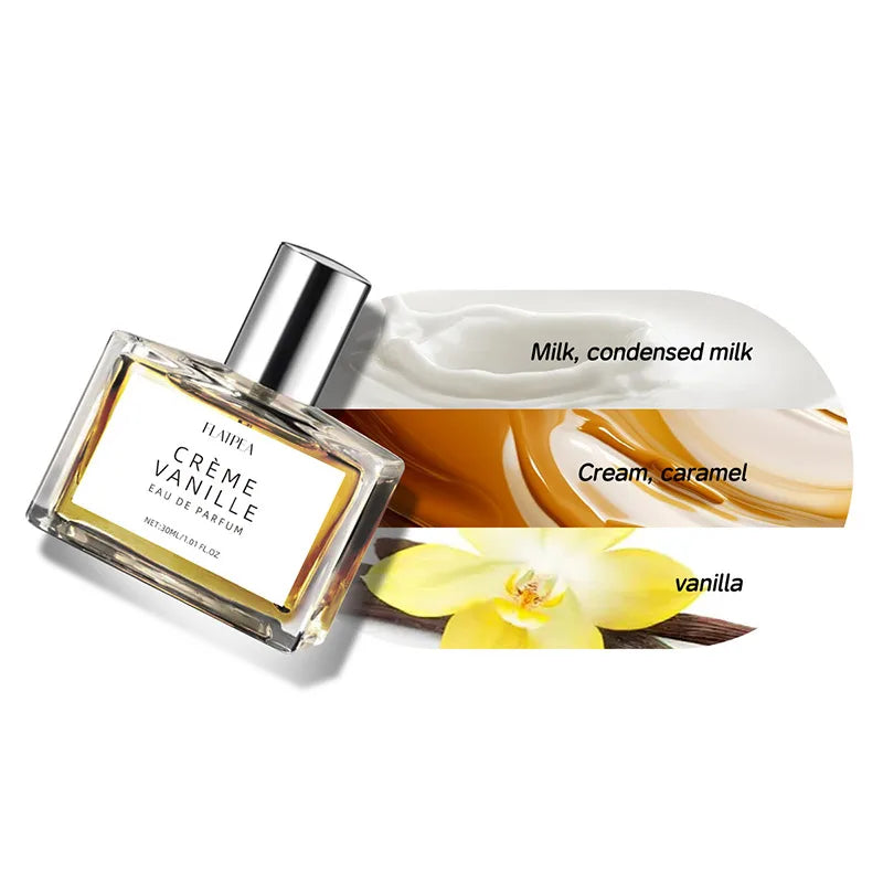 Caramel Vanilla Unisex Eau De Toilette Rich Gourmet Tone Lasting Fresh Vibrant Woody Perfume Exudes Charm Fragrance Spray 100ml