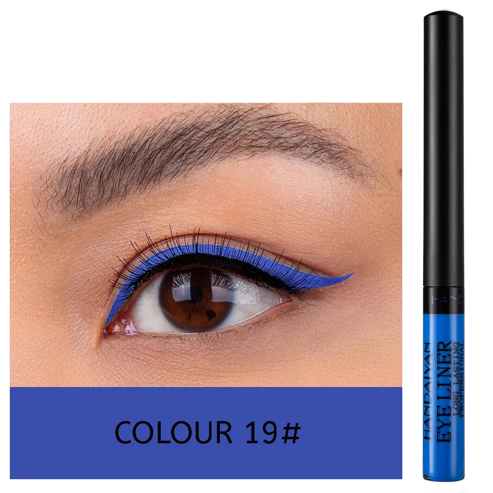 Waterproof Matte Liquid Eyeliner Long Lasting Quick Dry Non Smudging UV Luminous Gel Makeup for Smokey Eyes