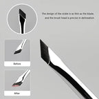 7 combination precision detail makeup brushes, eyeliner and eyebrow brush sets, with ultra-thin eyebrow and lower eyelid brushes