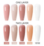 NAILCO 15ml 10pcs/Set Nude Colors Gel Nail Polish UV Gel Nail Polish Pink Nail Lakiery Esmalte Top Base Nail Art Design Vernis