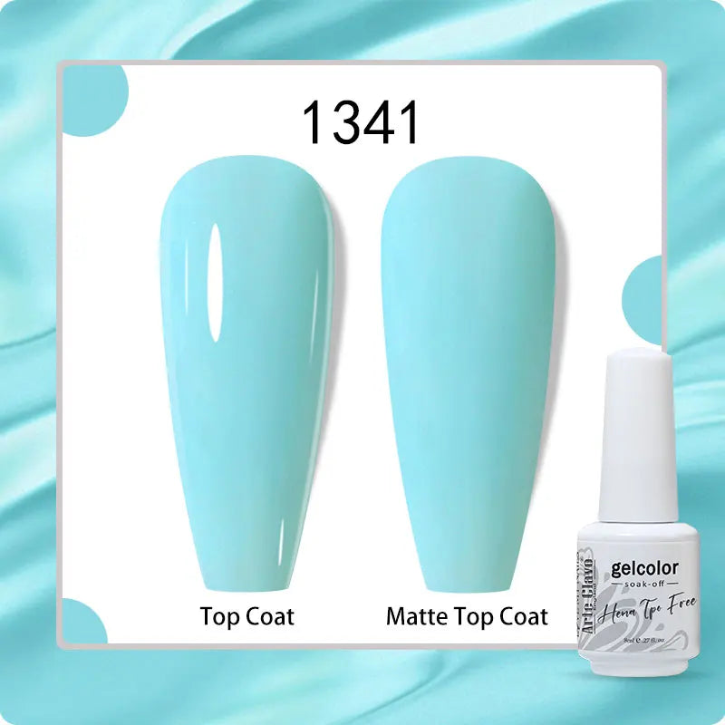 Arte Clavo 8ml HEMA TPO Free Gel Nail Polish Nail Art Manicure Semi Permanent Gel UV Hybrid Varnishes Base Top Coat Enamels New