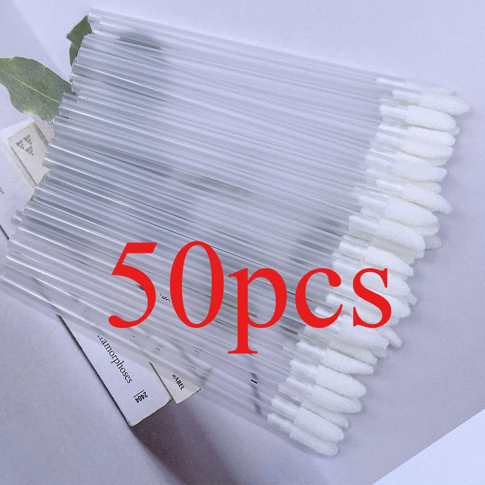 50/500PCS Disposable Lip Brush Eyelash Extension Makeup Brushes Lash Extension Mascara Applicator Lipstick Wands Cosmetic Tools