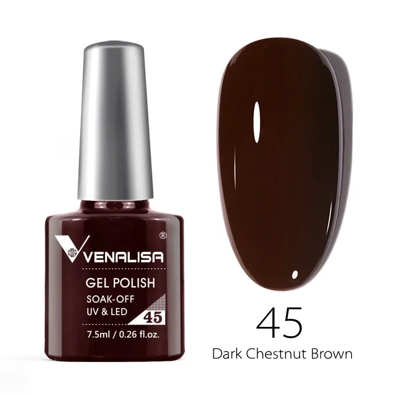 Venalisa VIP4 Nail Gel Polish HEMA/TPO FREE Full Coverage Beautiful Semi Permanent Soak Off UV LED Gel Nail Polish Gel Lacquer