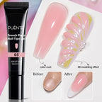 5ml Golden Silvery Metallic Painting Liner Gel Polish Chrome Mirror Effect Semi-Permanent Varnish For Stunning French Nail Art