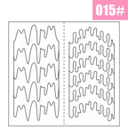 1PCS White French Manicure Strip Nails Sticker Stencil Guide French Nail Art Decals Form Fringe DIY Line Tips Decoration Tools