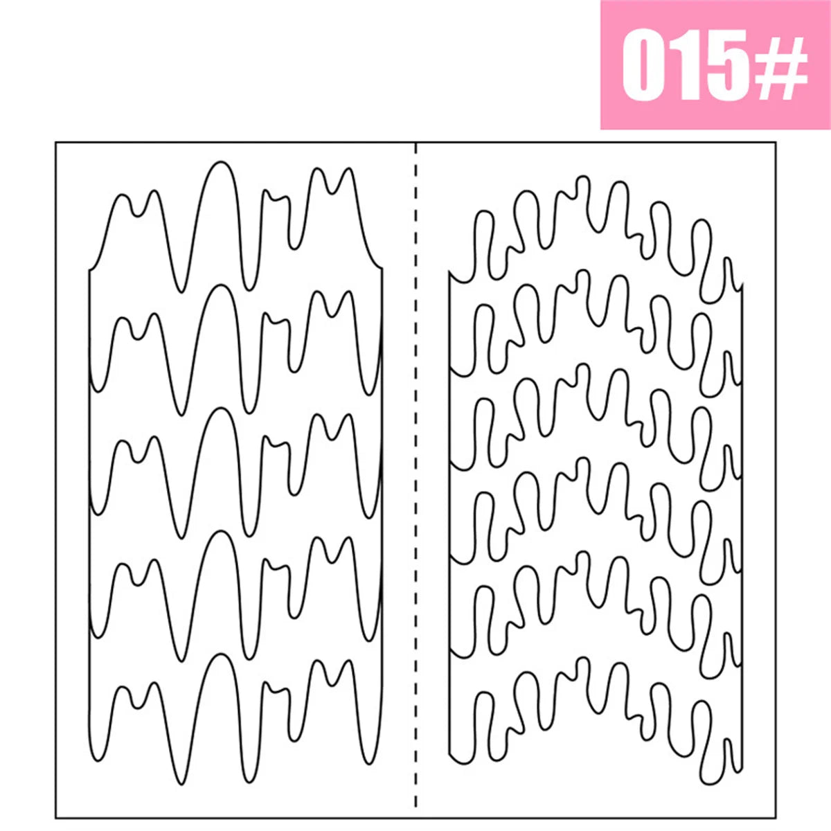 1PCS White French Manicure Strip Nails Sticker Stencil Guide French Nail Art Decals Form Fringe DIY Line Tips Decoration Tools