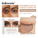 Undereye Color Correction Concealer Fine Clay Texture Brightening Smoothing Skin Waterproof Moisturizes Quick Cover Dark Circles