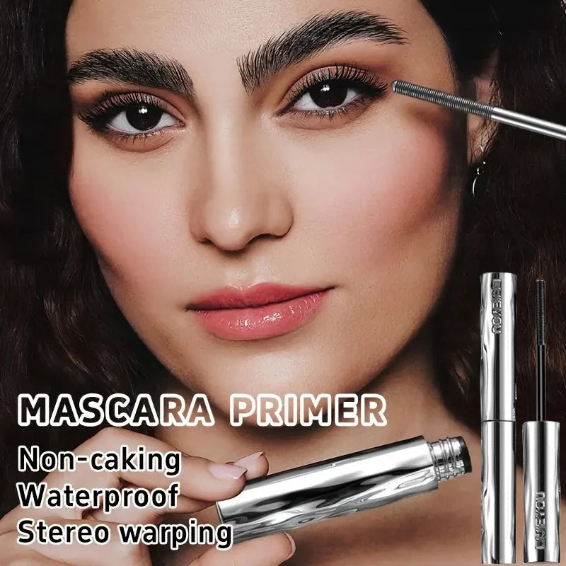 Spiral Mascara-Long-lasting Waterproof Eye Makeup,Steel Tube Spiral Brush Head,Easy Application for Lengthening&Volumizing Lash