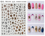 Press on Nails Tiger Symbol Nails Decals Design Fierce Wild Animal Leopard Decoration Manicure Stickers Nails Accessories Tools