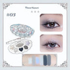 Flower Knows Makeup Swan Ballet Eyeshadow Palette Natural Nude Matte Shimmer Strawberry Cupid Glitter Pigment Eye Shadow Pallete