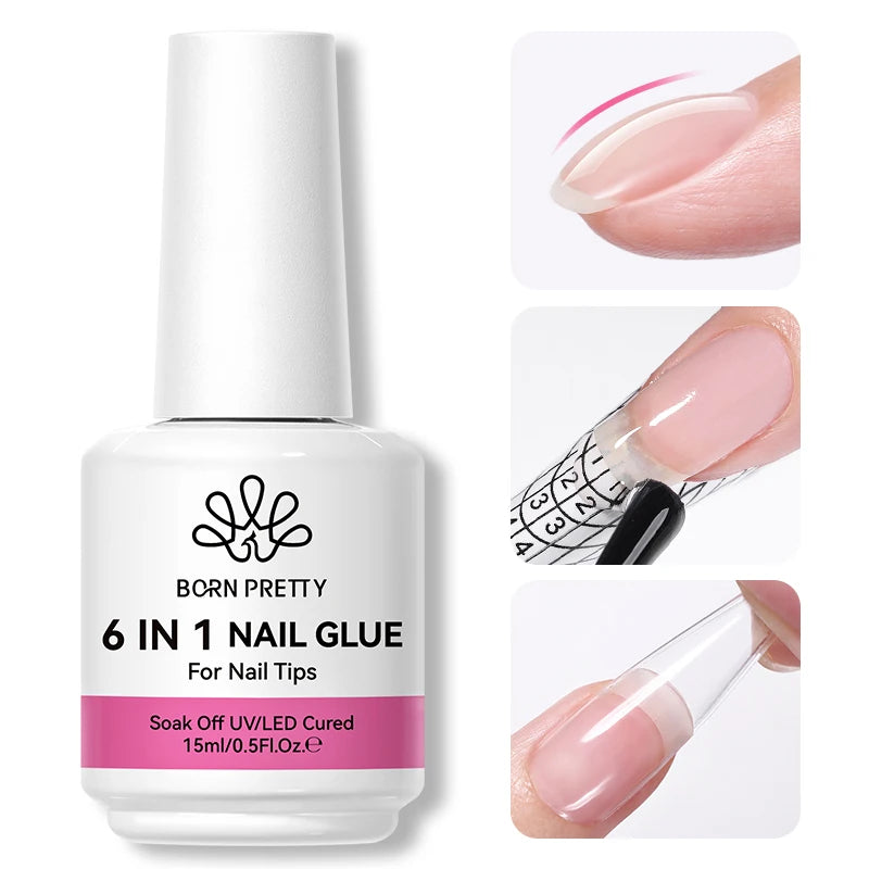 BORN PRETTY 80ml Press-On Nail Debonder 5S Quick Remover False Nail Tips Debonder Removing Glue Faster Dissolve Liquid Manicure